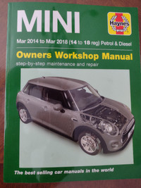 Mini Cooper 2014-2018 SERVICE MANUEL