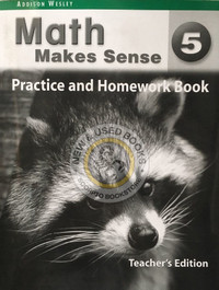 Math Makes Sense 5 Practice and Homework Book 9780321242259