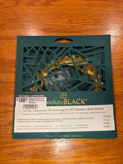 Absolute Black oval chainring 30T, View more