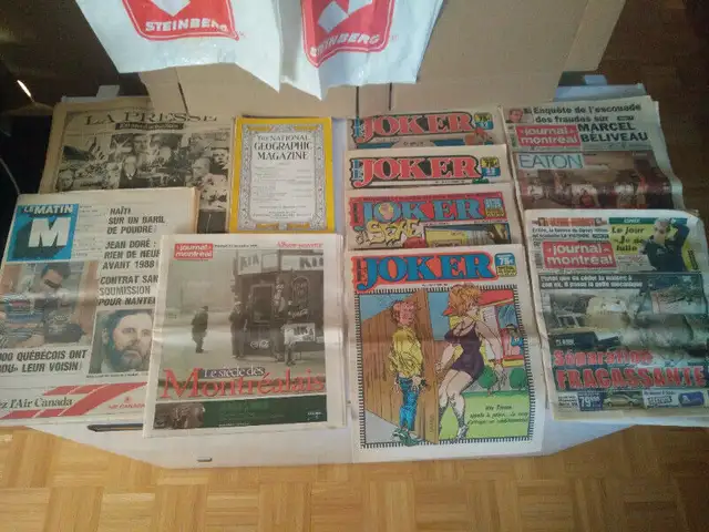 Antiquités bouteille journaux boite métal photo carte routière in Arts & Collectibles in Longueuil / South Shore - Image 4