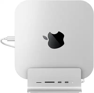 The mac mini hub support a high speed SSD (Not Included) to expand the storage of the mac mini. It c...