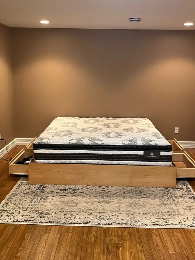 Custom King Size Bed Frame in Beds & Mattresses in St. John's - Image 2