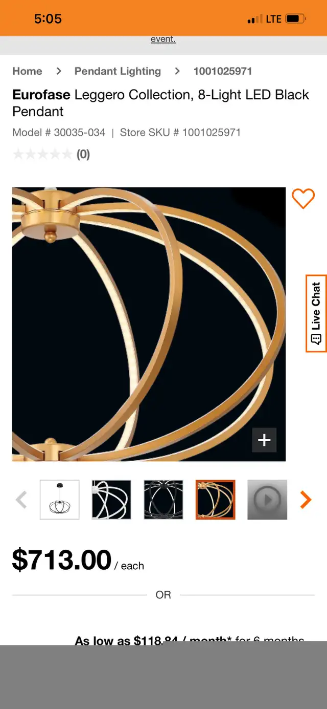 Chandelier - LED PENDANT in Indoor Lighting & Fans in Kitchener / Waterloo - Image 5