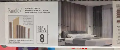 2 panneaux Artika Panolok couleur noyer avec extrémités, View more