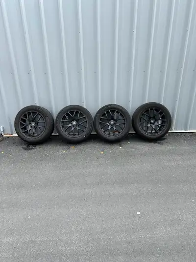 Michelin Pilot Alpine 5 ZP winter tires. On BBW 19” rims. $150 each cash only. If the listing is sti...