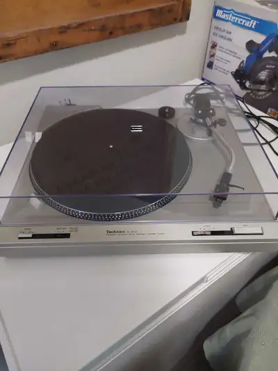 Vintage technics turntable, View more