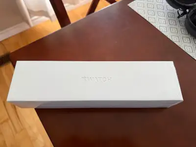 Apple Watch Series 5 44mm Space Grey Aluminum Case with black sport band. Also comes in/with all of...