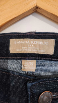 New slim boot cut jeans - 28/6L - Banana Republic 