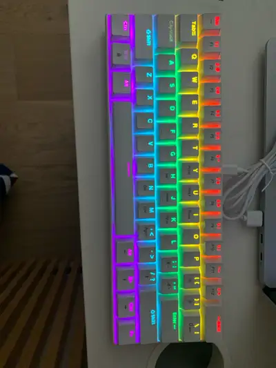 Brand new 60% white gaming/work keyboard