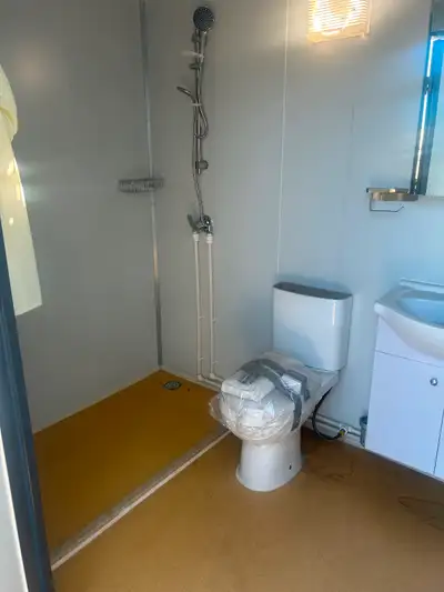 Baystone portable washroom/shower house. Great for lake lots, cabins, or even for your yard. All you...