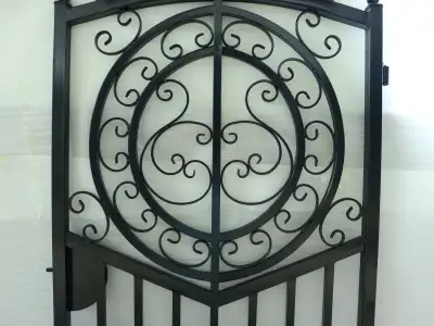 Single Metal Gates Security Gates 6 FT Tall x 4 FT Wide, View more