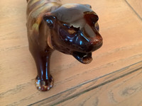 Stunningly Gorgeous Vintage Glazed Ceramic/Pottery Tiger