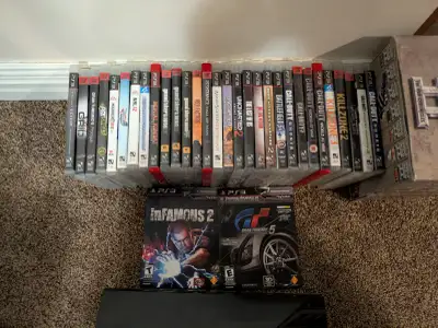 PS3 console + games, View more