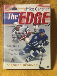 Toronto Maple Leafs , Mike Gartner - The Edge (Signed book)