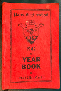 Paris District High School 1944 Year Book