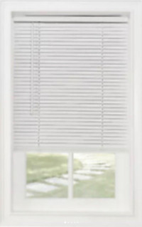 Miniblinds 1 inch vinyl ministays child safe cord, many sizes  
