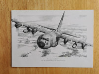 Hercules C. 1 XV195 No.47 Squadron RAF Lyneham card