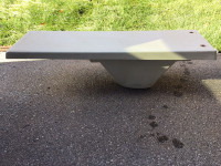 4 ft long pool diving board with base, fibreglass, no damage