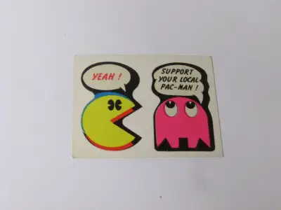 1980 Fleer PAC-MAN STICKERS Card, View more