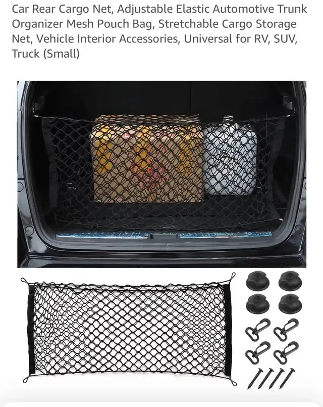 Rear Cargo Mesh Bet  in Outdoor Tools & Storage in Oshawa / Durham Region - Image 2