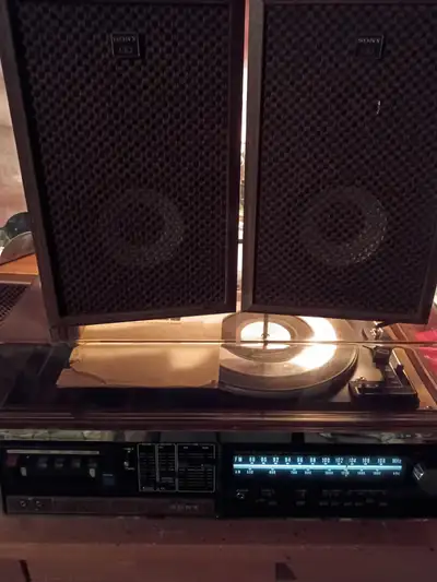 Sony HP 318 All in on Stereo w/turntable/8 track/radio, View more