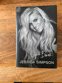 Hard cover book-“Open Book” by Jessica Simpson