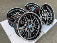 Set of RARE Genuine OEM 18x8/9.5 BMW E39 M5 rims in exc cond