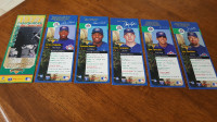 Toronto Blue Jays Collectible Players Bookmarks (6) *New* 2000