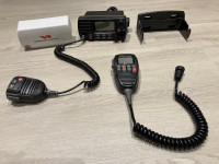 VHF Marine Radio with remote mic unit