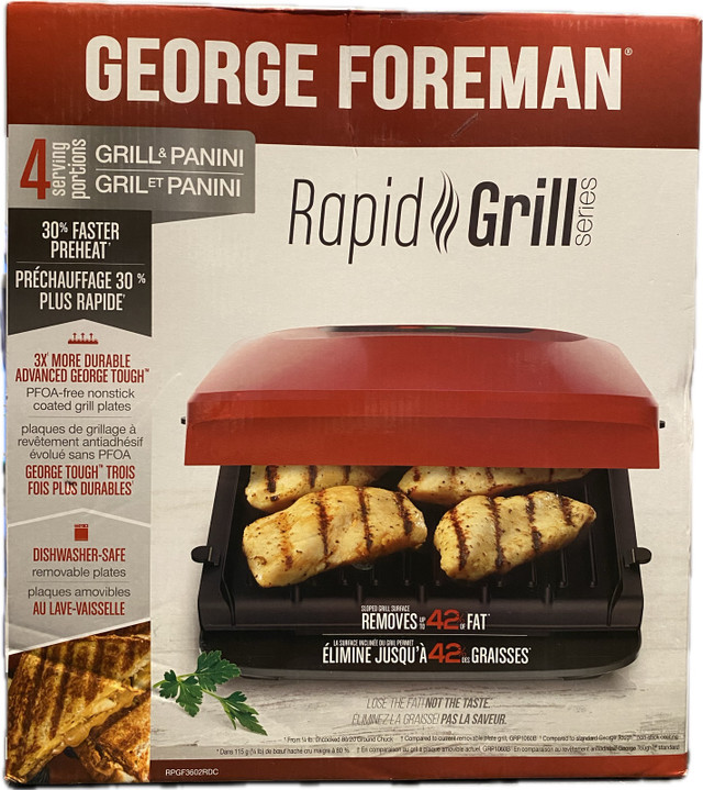 George Foreman Rapid Grill in Microwaves & Cookers in Markham / York Region