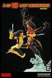 Sideshow statue x-23 vs lady Deathstrike exclusive in Arts & Collectibles in Mississauga / Peel Region