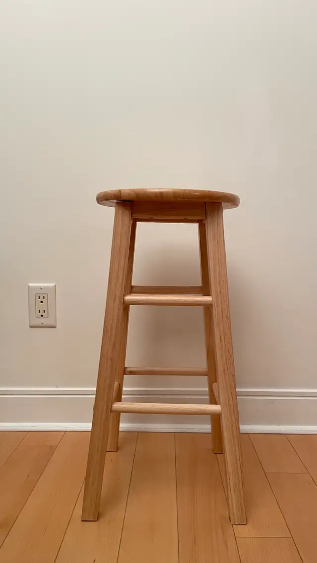 Bar stool wood new in Chairs & Recliners in City of Toronto - Image 3