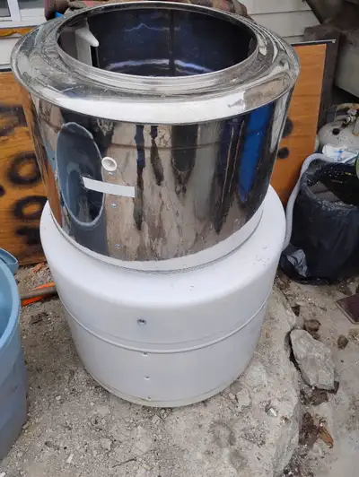 Washer/dryer drums for fire pits 40 for steel 50 for stainless