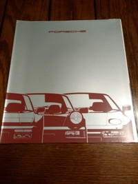 1990 Porsche Model Year Brochure / Poster