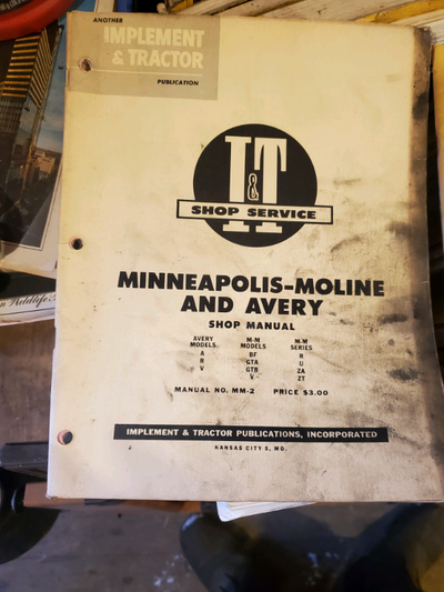 Manual is in good used condition. Just a few oily finger prints, mostly just on the cover. Willing t...