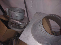 7" Selkirk chimney parts (cap, 30' collar)