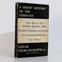 A Short History of the Germans Vintage Hardcover Book