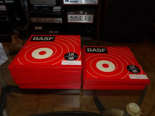 10" BASF reel-to-reel tapes, CONSIDERING TRADES in Stereo Systems & Home Theatre in Gatineau - Image 2