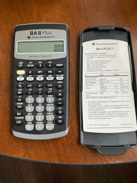 Texas Instruments TI-BAII Plus Financial Calculator