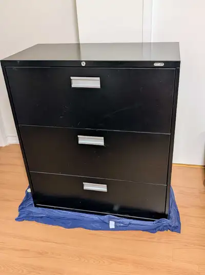 3-Drawer Filing Cabinet (Staples Lateral Filing Cabinet), View more