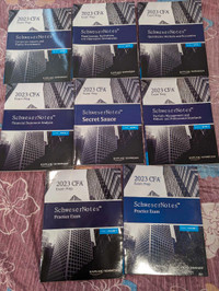 Kaplan Schewser CFA Level 1 Books (2023 edition)