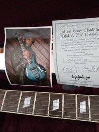 Epiphone model Casino, Gary Clark signature.