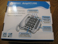 GEEMARC AmpliCL 100 SONIC ALERT TELEPHONE / ANSWERING MACHINE