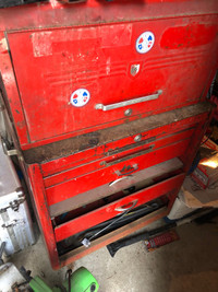 Old vintage tool chest