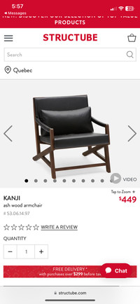 structube  Kanji chairs 