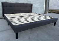 King size bed frame with slats dropoff extra $