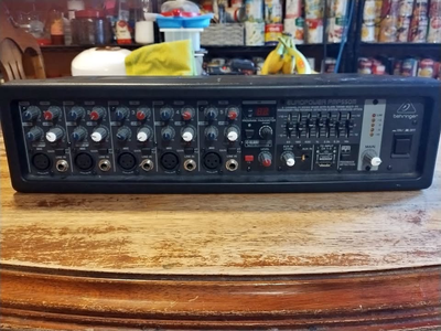 Behringer Powered Mixer MP550M Europower 500-Watt 5-Channel, View more
