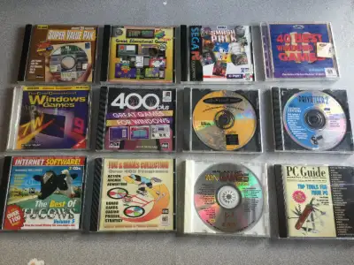Various Vintage Computer CD-roms Software, Educational, Sega PC, View more