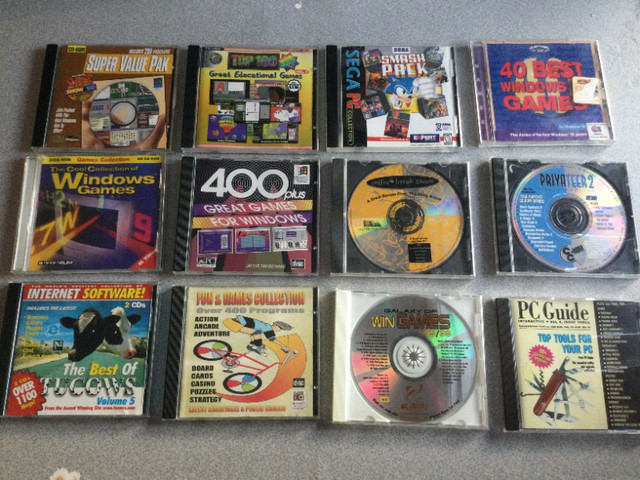 Various Vintage Computer CD-roms Software, Educational, Sega PC in Other in Oshawa / Durham Region