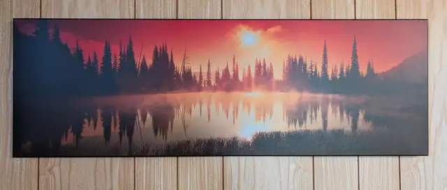 Lake Sunset Canvas Print in Home Décor & Accents in Red Deer - Image 2
